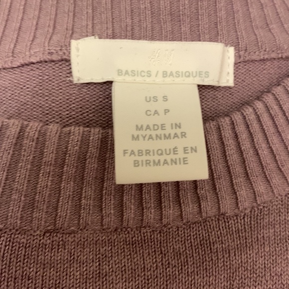 h&m lavender knitted sweater!💜 - Picture 3 of 3